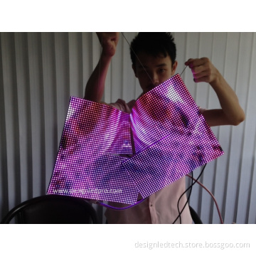 P6 indoor rubber flexible led screen